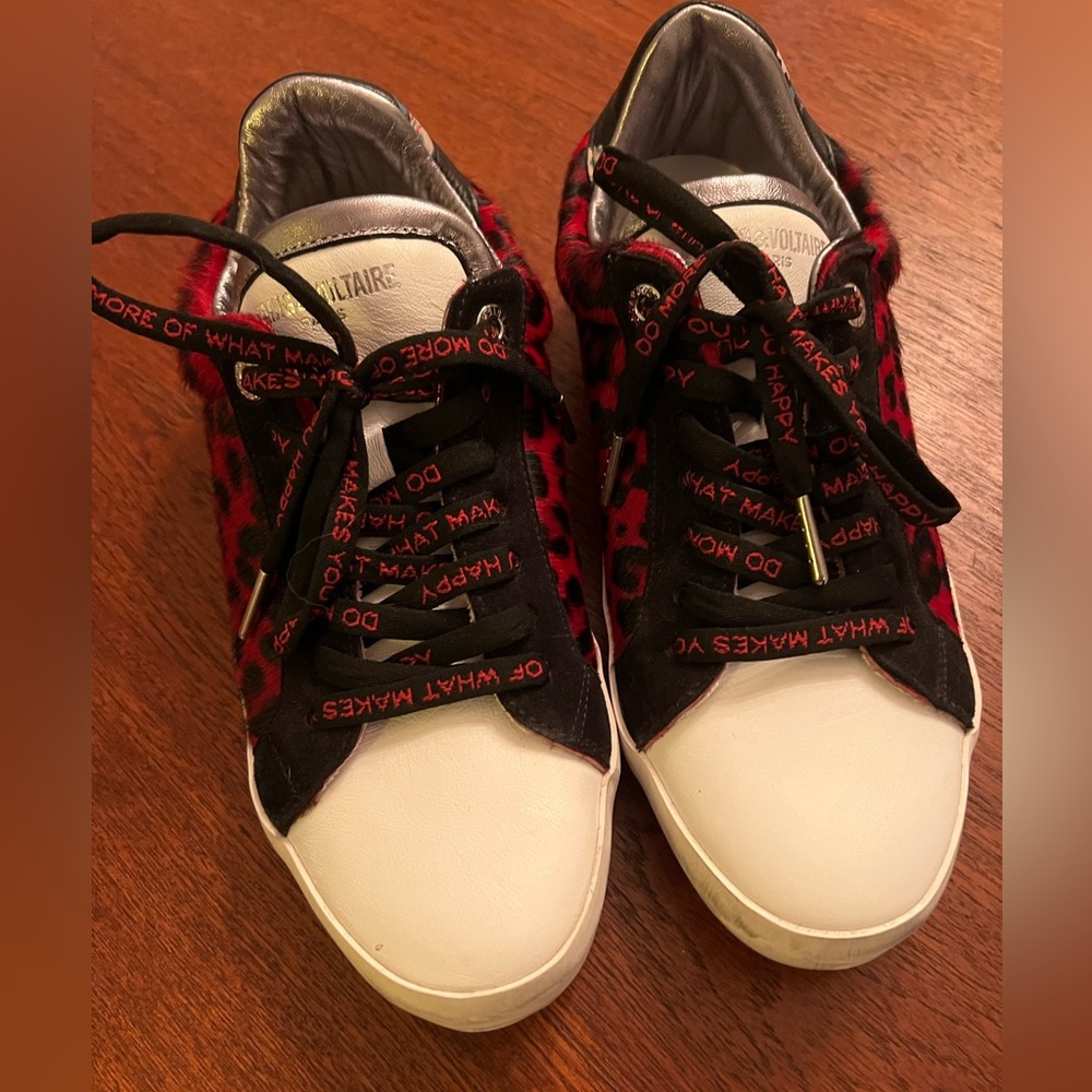 Zadig & Voltaire Leo Flower Sneakers size 40